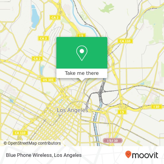 Blue Phone Wireless map