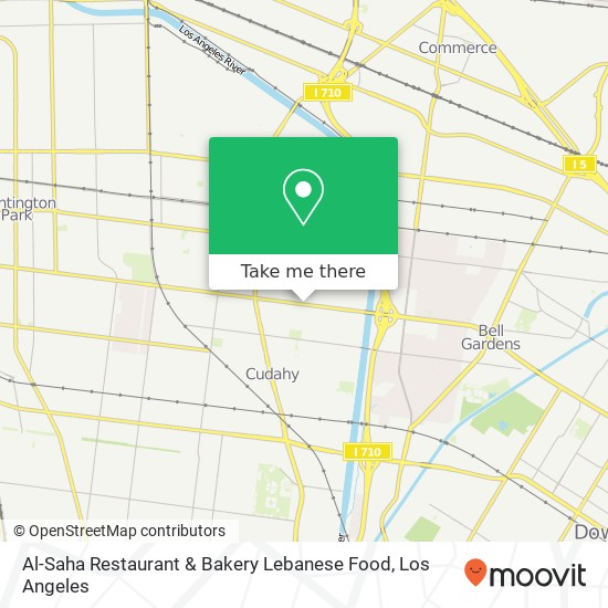 Mapa de Al-Saha Restaurant & Bakery Lebanese Food