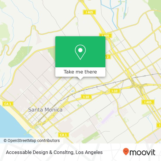 Accessable Design & Consltng map