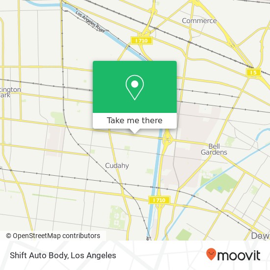 Shift Auto Body map