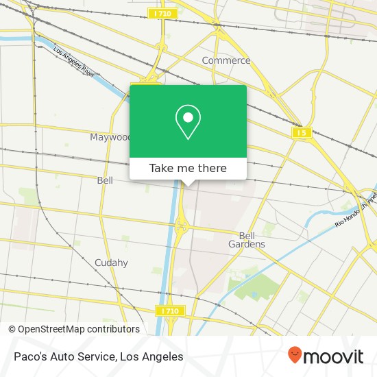 Paco's Auto Service map