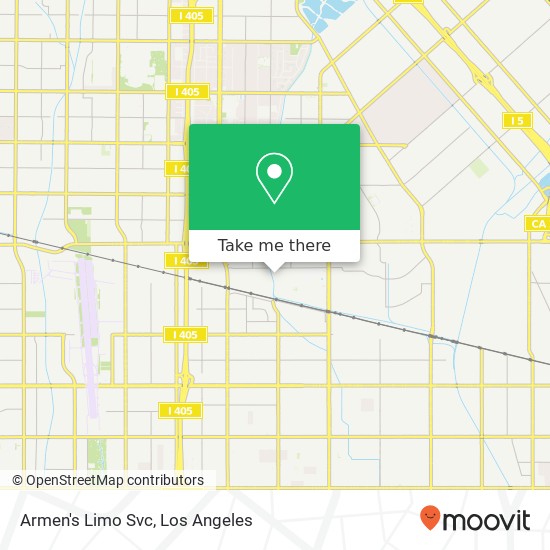 Armen's Limo Svc map