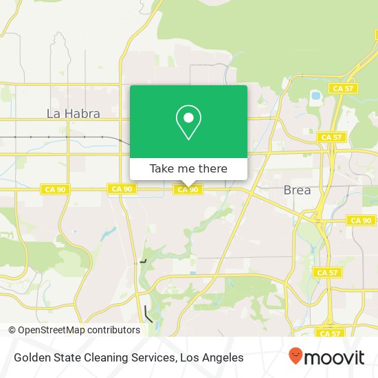 Mapa de Golden State Cleaning Services