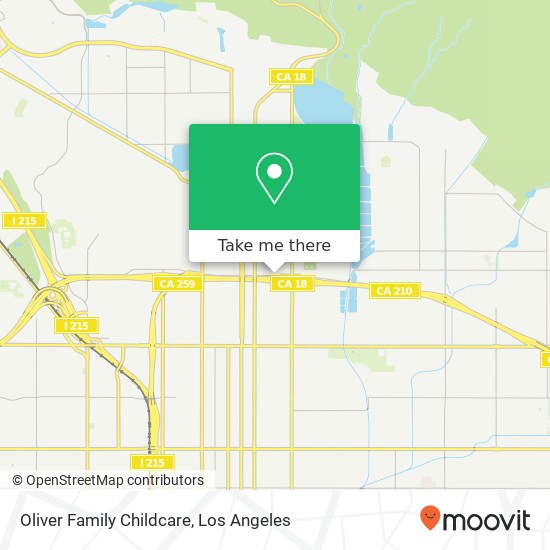 Oliver Family Childcare map