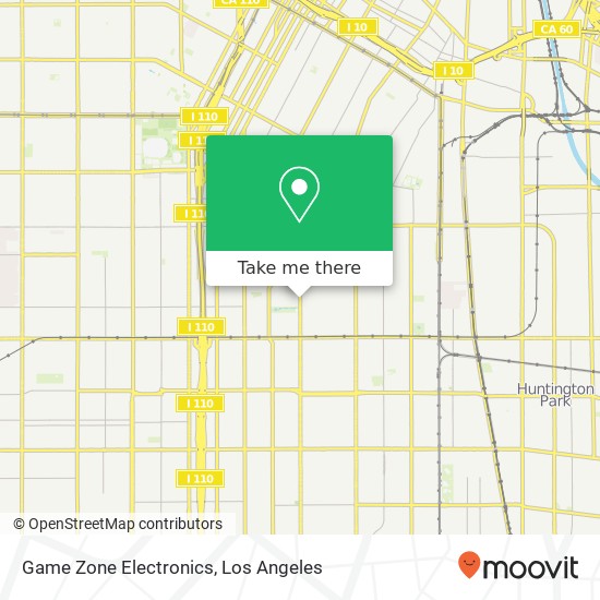 Game Zone Electronics map