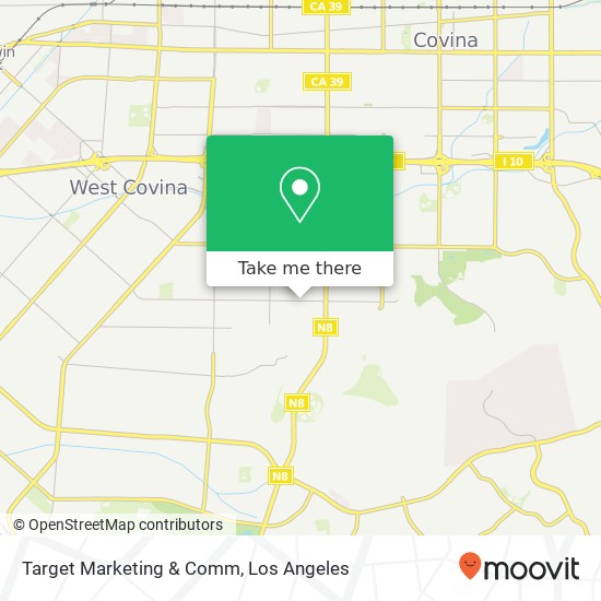 Target Marketing & Comm map