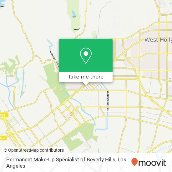 Permanent Make-Up Specialist of Beverly Hills map