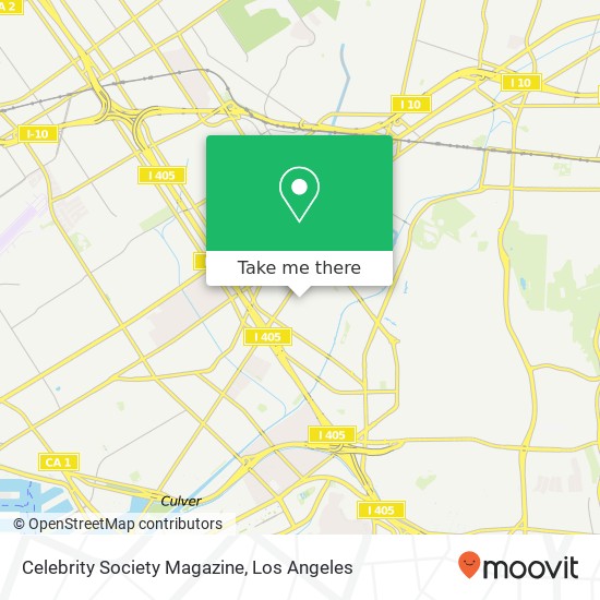 Mapa de Celebrity Society Magazine