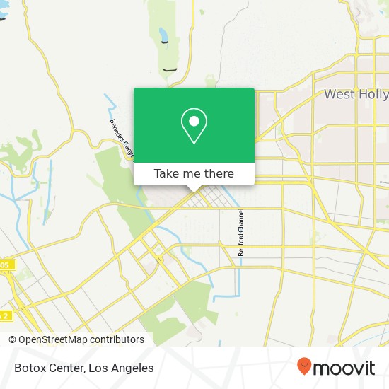 Botox Center map