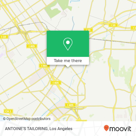 Mapa de ANTOINE'S TAILORING