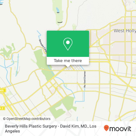 Mapa de Beverly Hills Plastic Surgery - David Kim, MD.