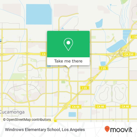 Mapa de Windrows Elementary School