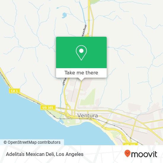 Adelita's Mexican Deli map