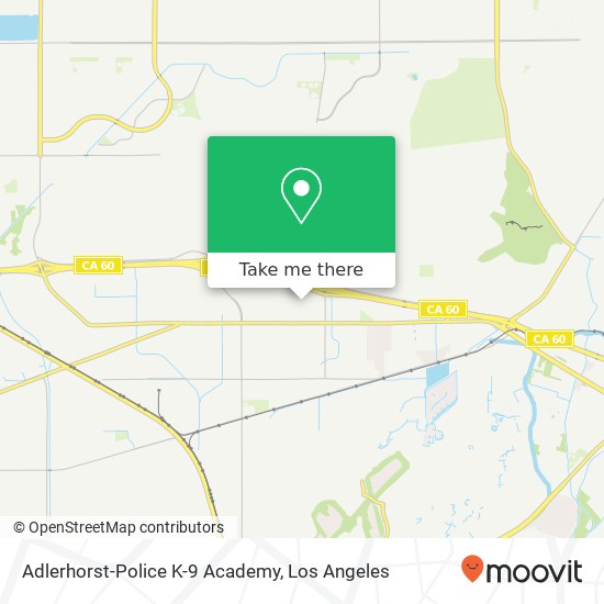 Adlerhorst-Police K-9 Academy map