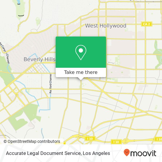 Accurate Legal Document Service map