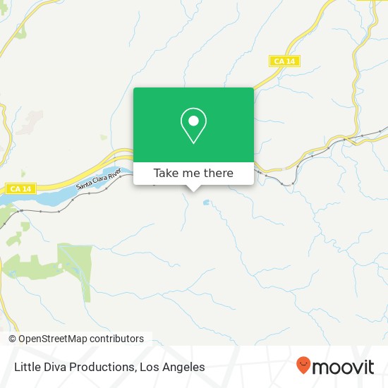 Little Diva Productions map