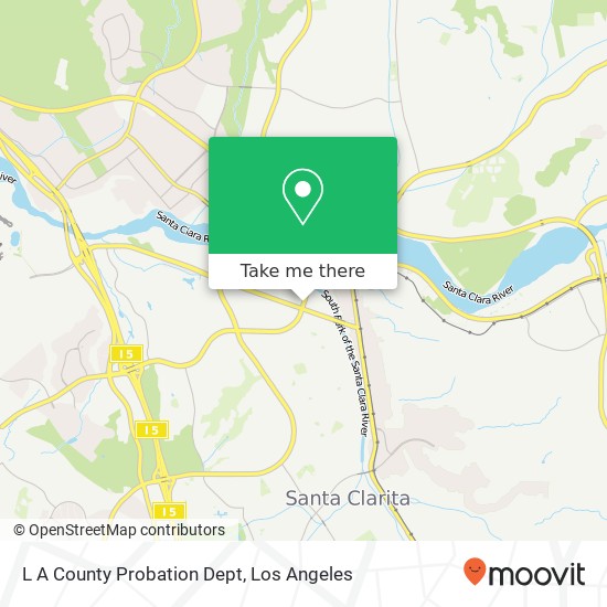 L A County Probation Dept map