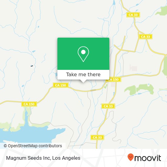 Mapa de Magnum Seeds Inc