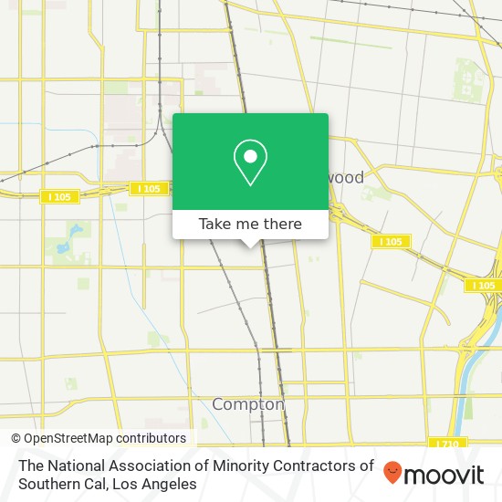 The National Association of Minority Contractors of Southern Cal map