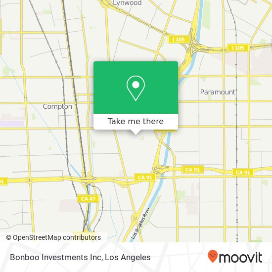 Bonboo Investments Inc map