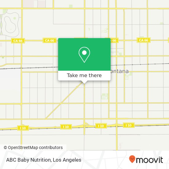 Mapa de ABC Baby Nutrition