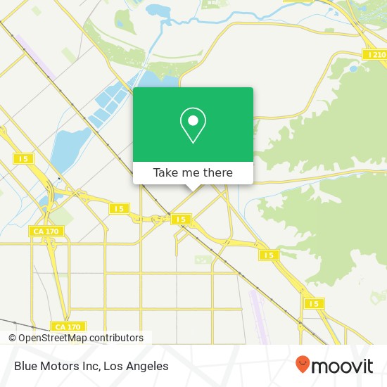 Blue Motors Inc map