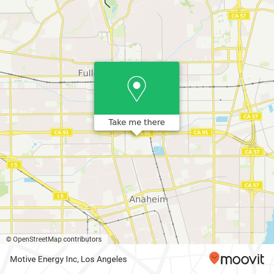 Motive Energy Inc map