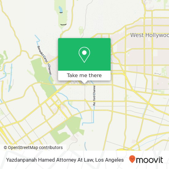 Yazdanpanah Hamed Attorney At Law map