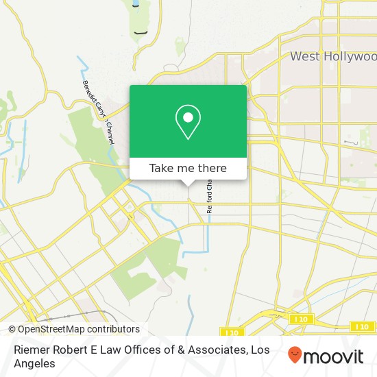 Riemer Robert E Law Offices of & Associates map