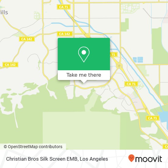 Mapa de Christian Bros Silk Screen EMB
