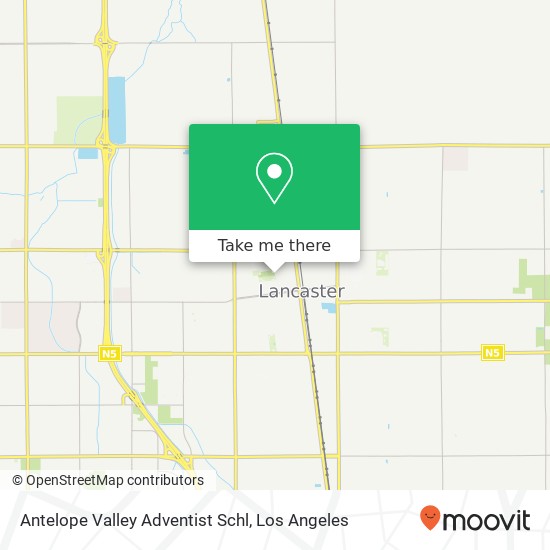 Antelope Valley Adventist Schl map