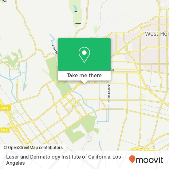 Laser and Dermatology Institute of California map
