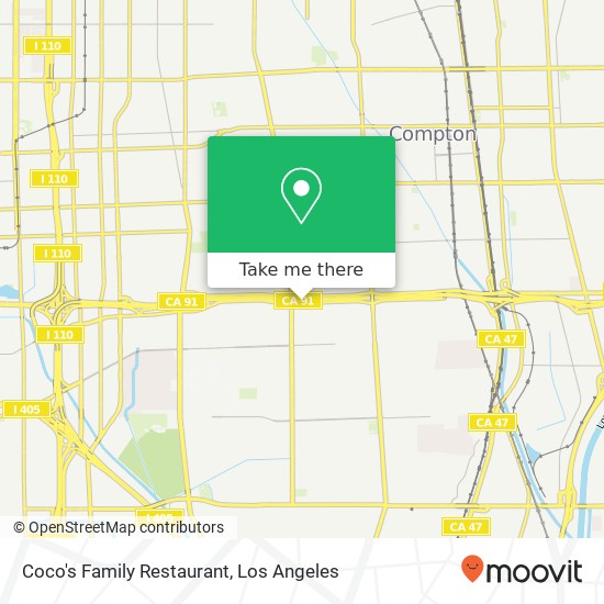 Coco's Family Restaurant map