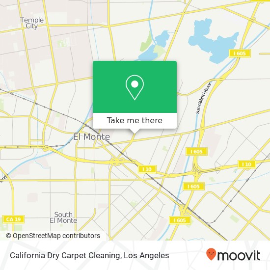 California Dry Carpet Cleaning map