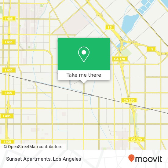 Sunset Apartments map