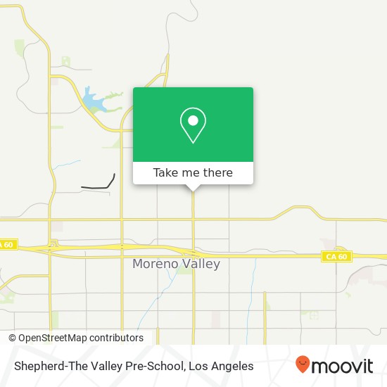 Shepherd-The Valley Pre-School map