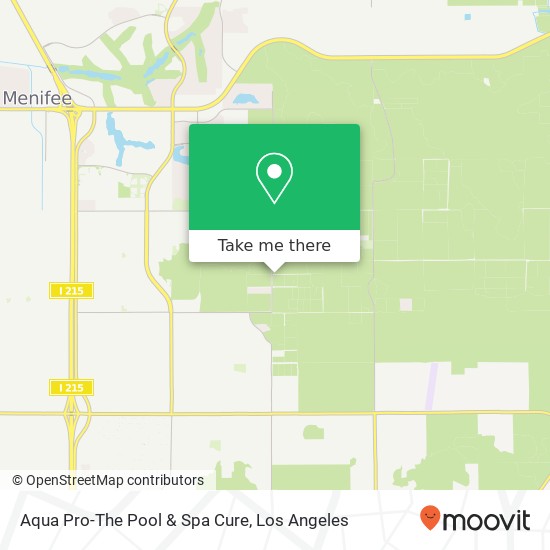 Mapa de Aqua Pro-The Pool & Spa Cure