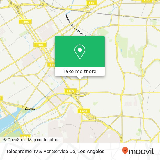 Telechrome Tv & Vcr Service Co map