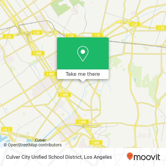 Mapa de Culver City Unified School District