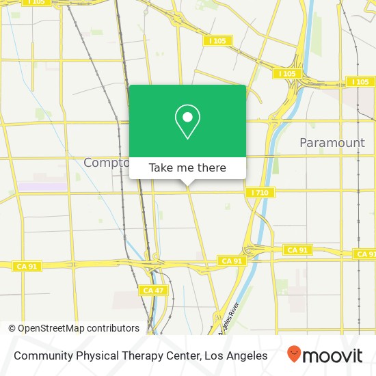Community Physical Therapy Center map