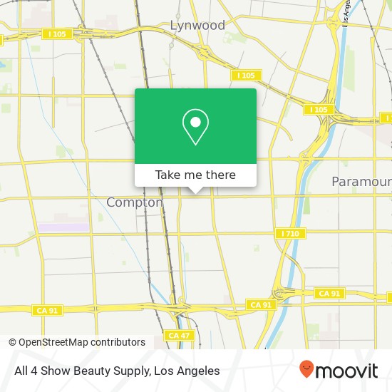 All 4 Show Beauty Supply map