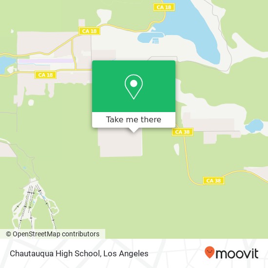 Mapa de Chautauqua High School