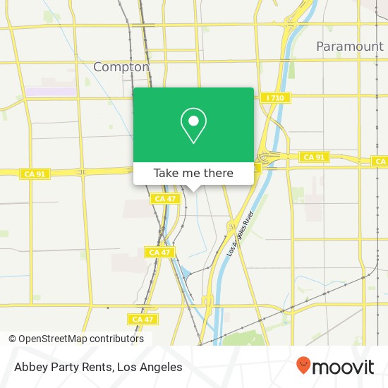 Abbey Party Rents map