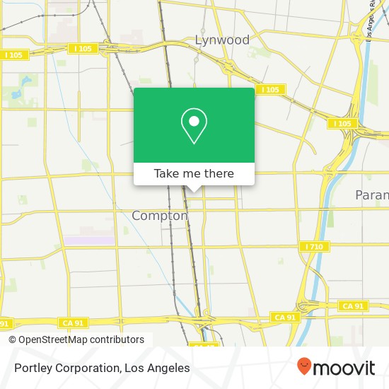 Mapa de Portley Corporation