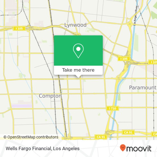 Mapa de Wells Fargo Financial