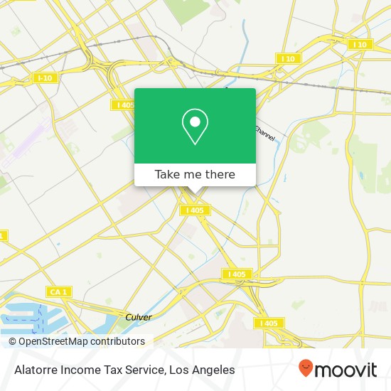 Alatorre Income Tax Service map