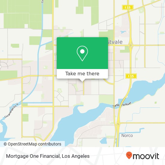 Mapa de Mortgage One Financial