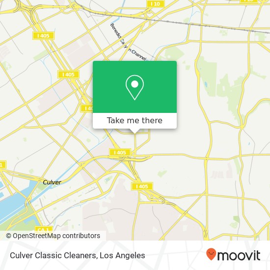 Culver Classic Cleaners map