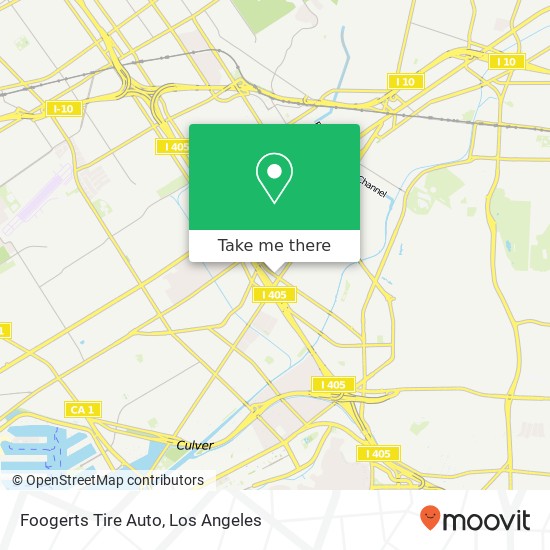 Foogerts Tire Auto map