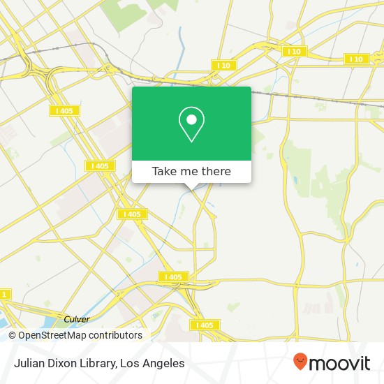 Julian Dixon Library map